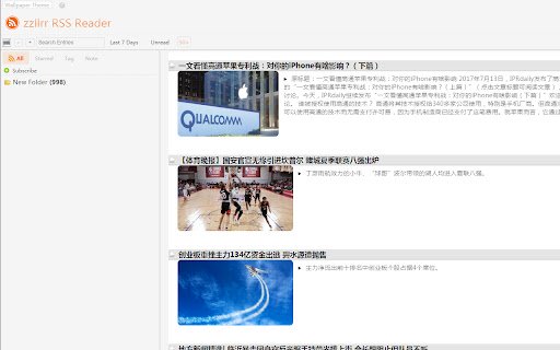 zzllrr RSS Reader (Local) from Chrome web store to be run with OffiDocs Chromium online